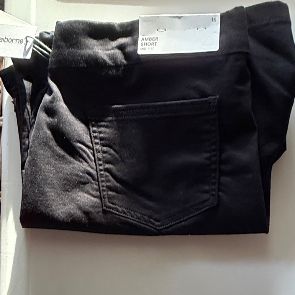 Liz Claiborne Black Casual Shorts